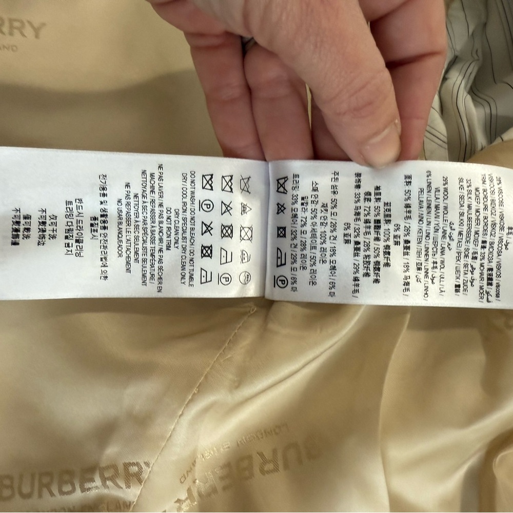 Burberry Gilet Docking Jacket in light beige Women’s US 14 - Picture 11 of 15